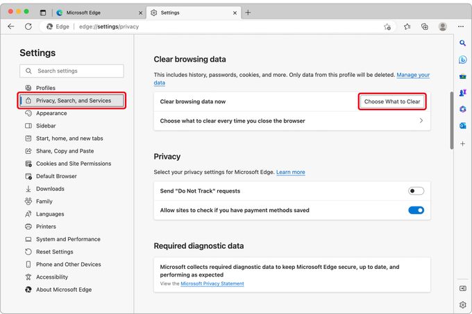 How To Clear Your Cache Microsoft Edge Desktop 2