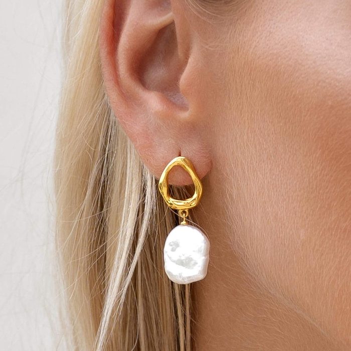 Keshi Pearl Earrings