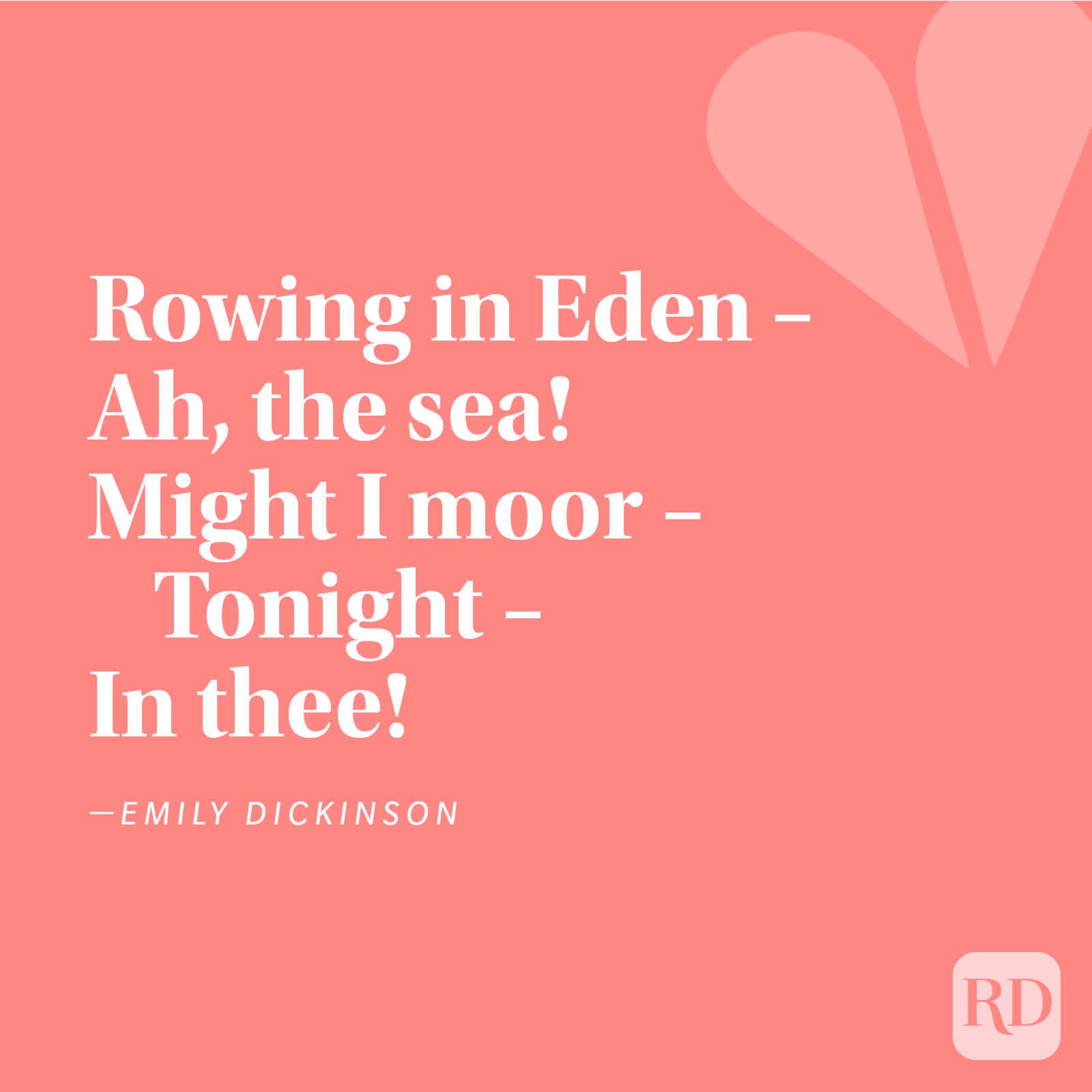 Love Poem Emily Dickinson