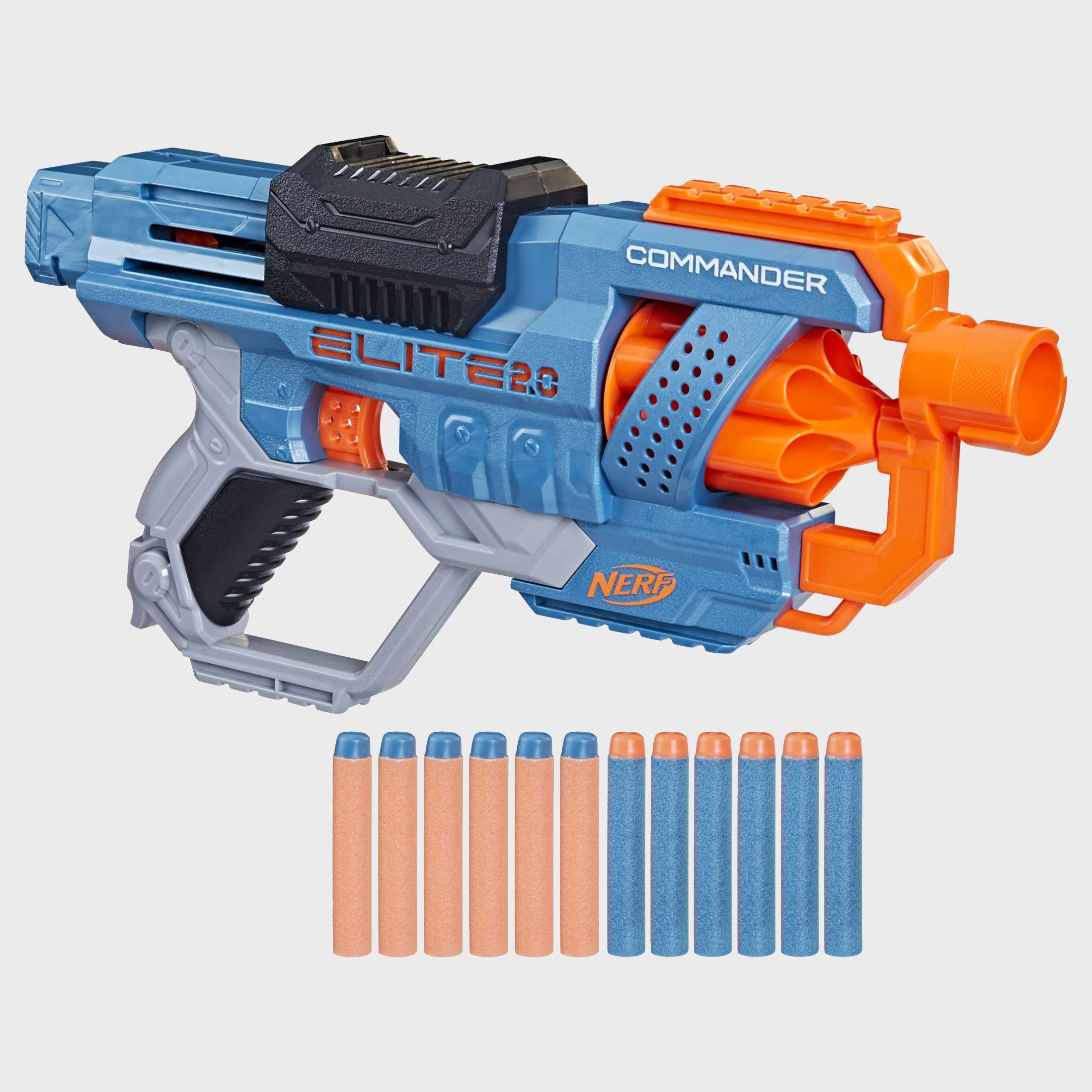 Nerf Elite 2.0 Commander Rd 6 Blaster Ecomm Walmart