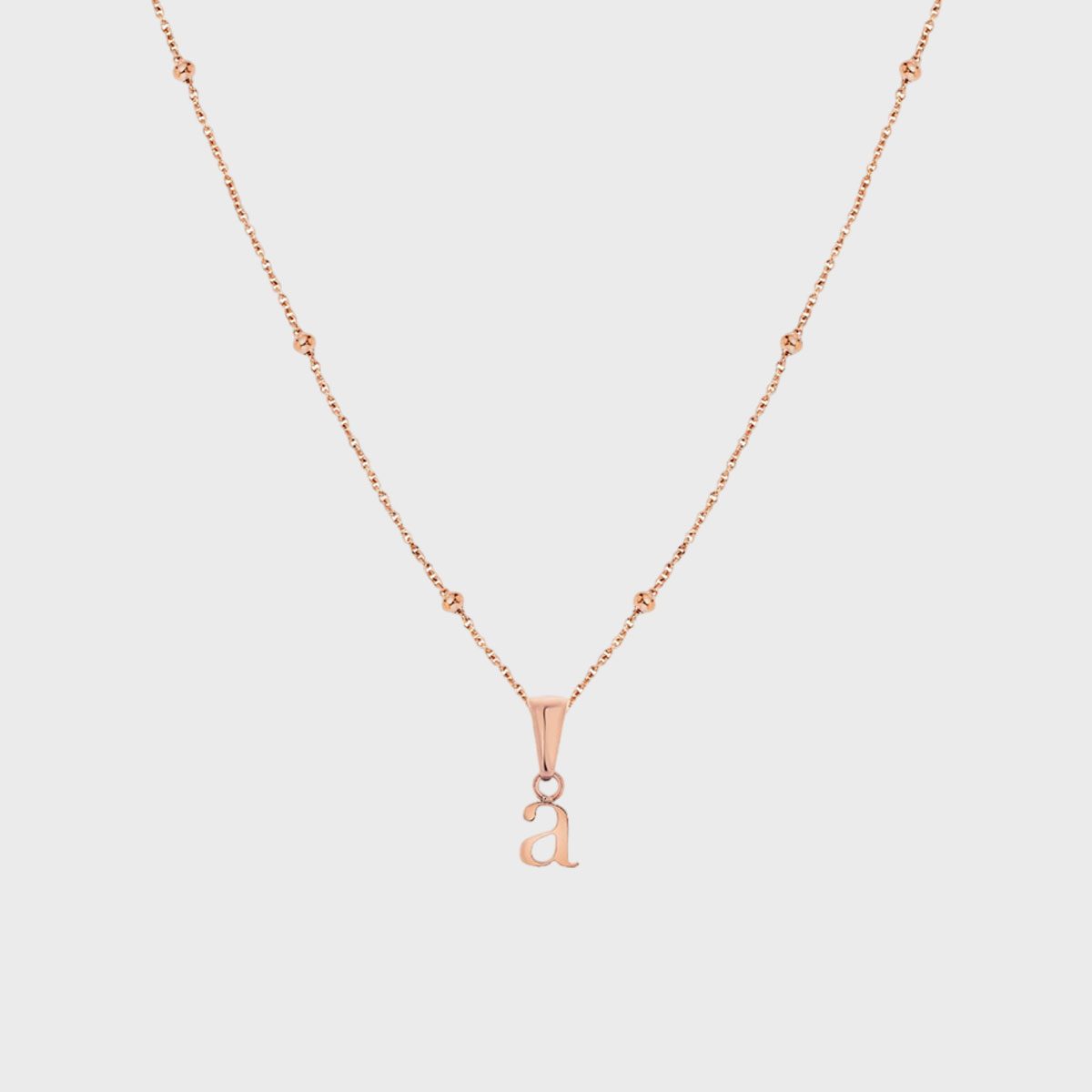 Initial Pendant Necklace