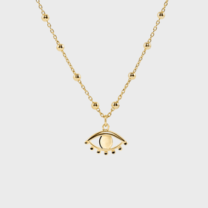 Mejuri Evil Eye Beaded Necklace