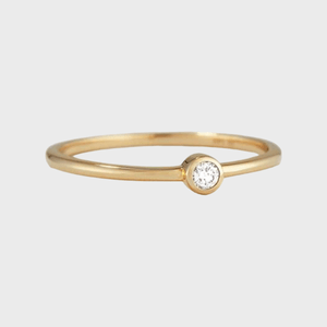 Mejuri Solo Diamond Ring