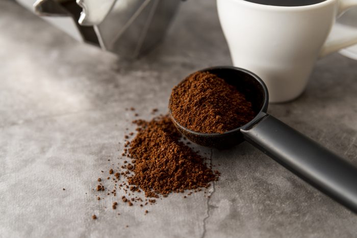 Close up coffee powder spoon 2 High quality beautiful photo concept,Romania