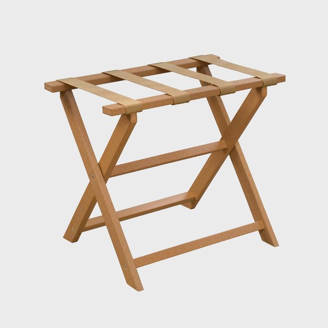 West Elm Walnut Luggage Rack