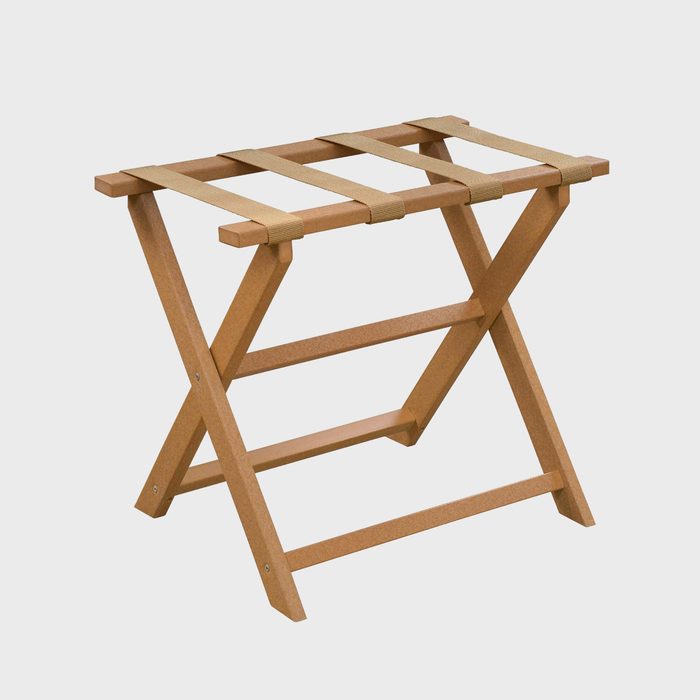 West Elm Walnut Luggage Rack