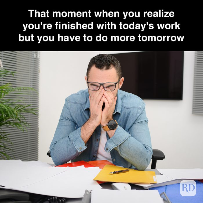 46 That Moment When You Realize You're Finished With Today's Work But You Have To Do More Tomorrow Gettyimages 1202847071
