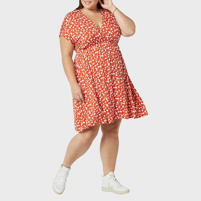 Amazon Essentials Womens Surplice Dress