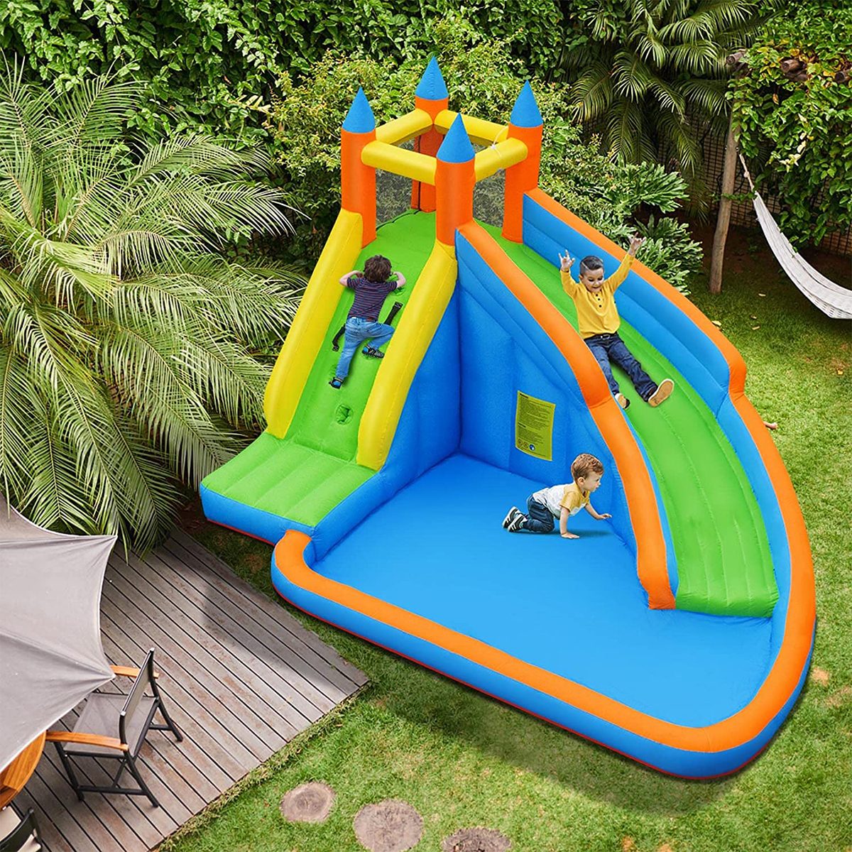 Costzon Inflatable Water Slide And Sprinkler Ecomm Via Amazon.com