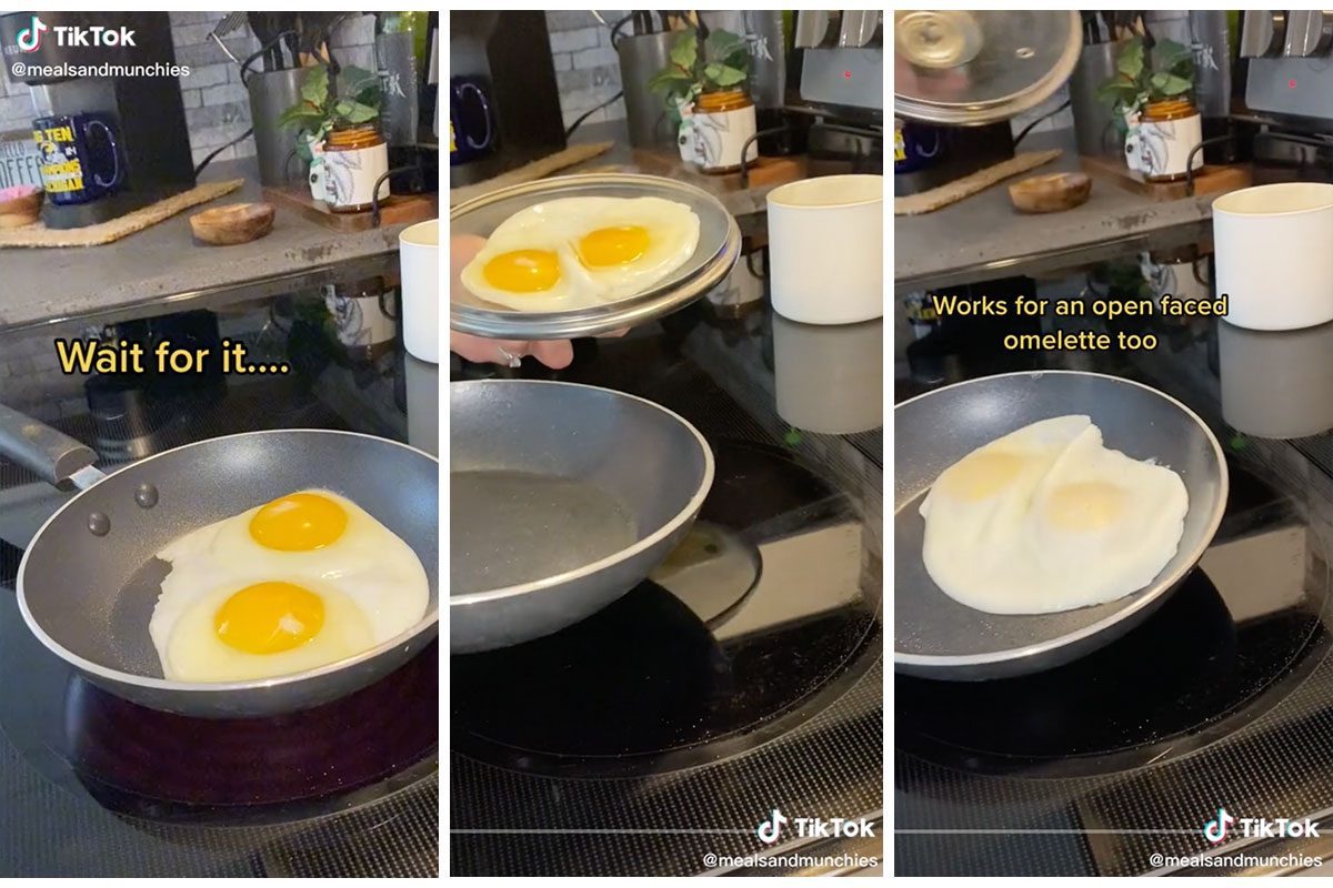 This Hack Shows How to Flip an Egg Without Breaking the Yolk