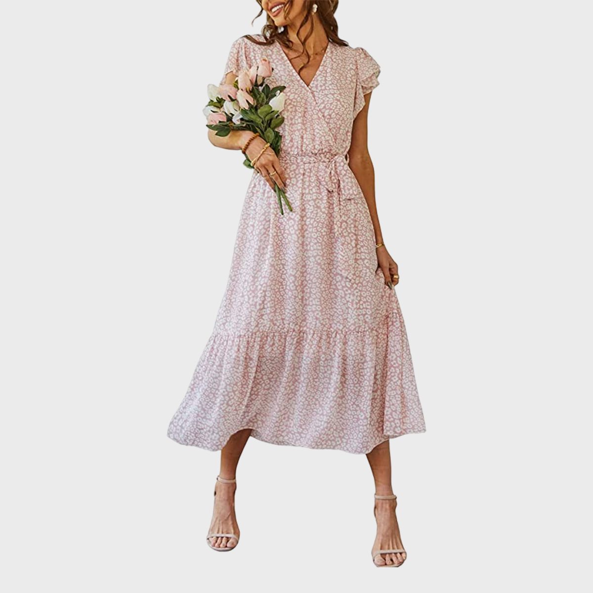 Floral Wrap Maxi Dress1