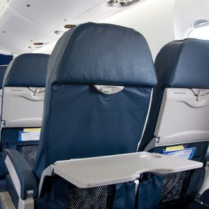 Tray Table On An Airplane