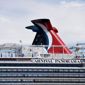 Carnival Panorama cruise ship with Wings on top