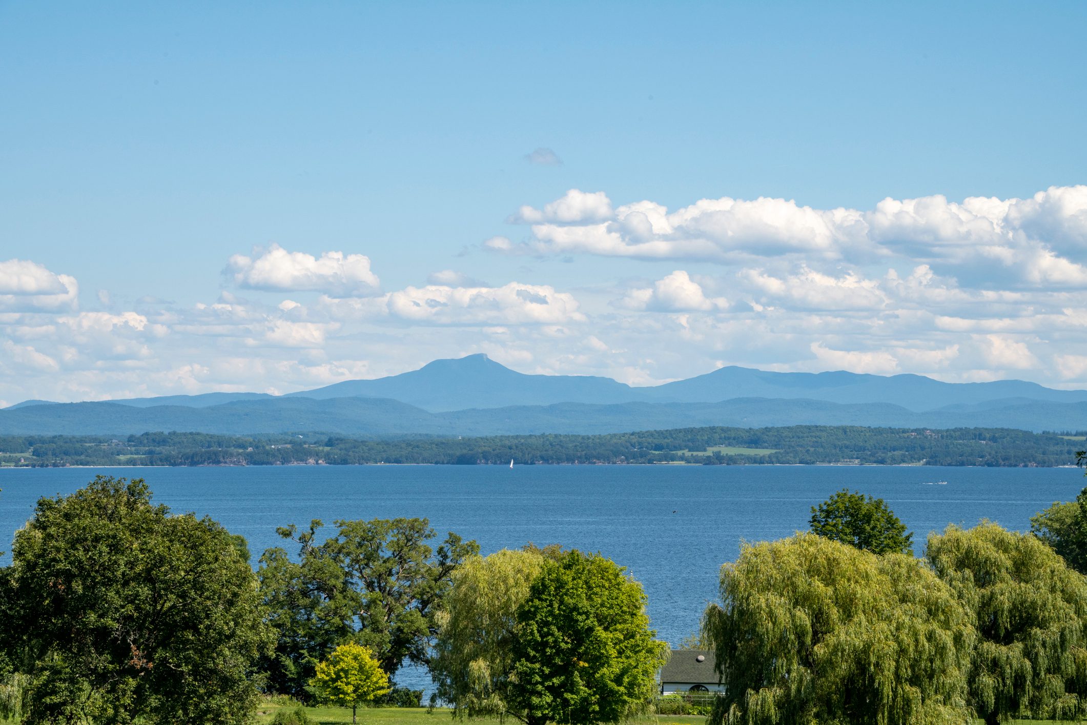 Lake Champlain and the Blue Mountains of Vermont