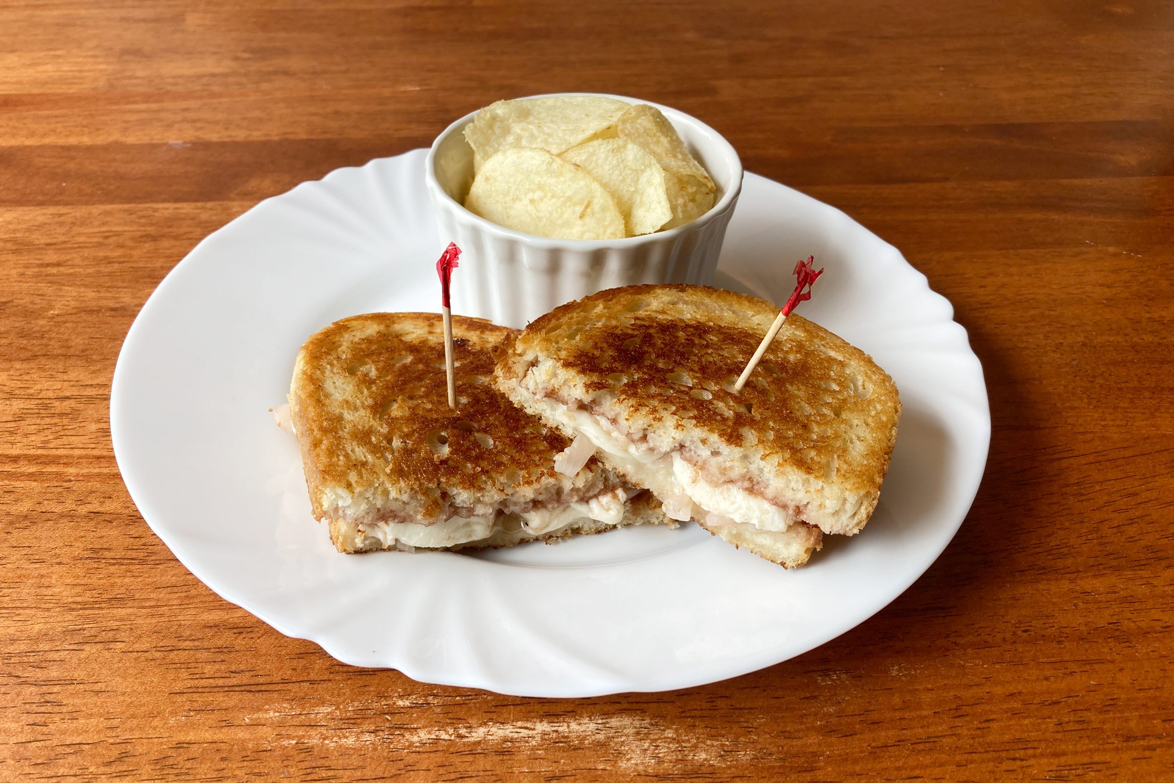 Cherry And Mozz Grilled Cheese