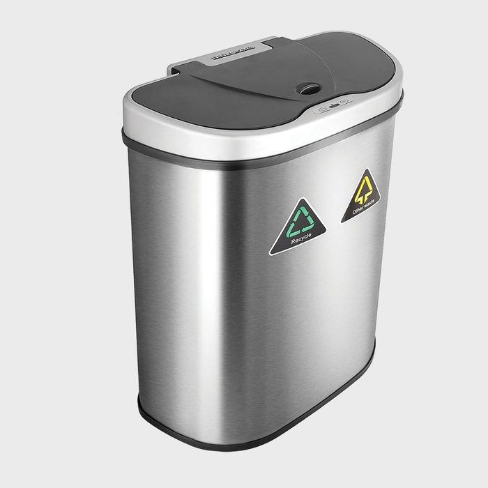 Ninestars Automatic Touchless Trash Can And Recycler