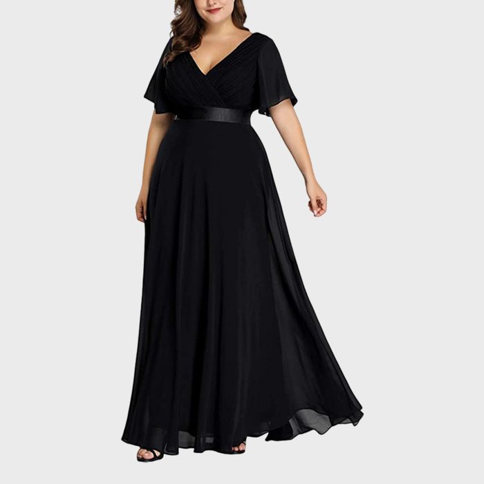 Plus Size Evening Maxi Dress