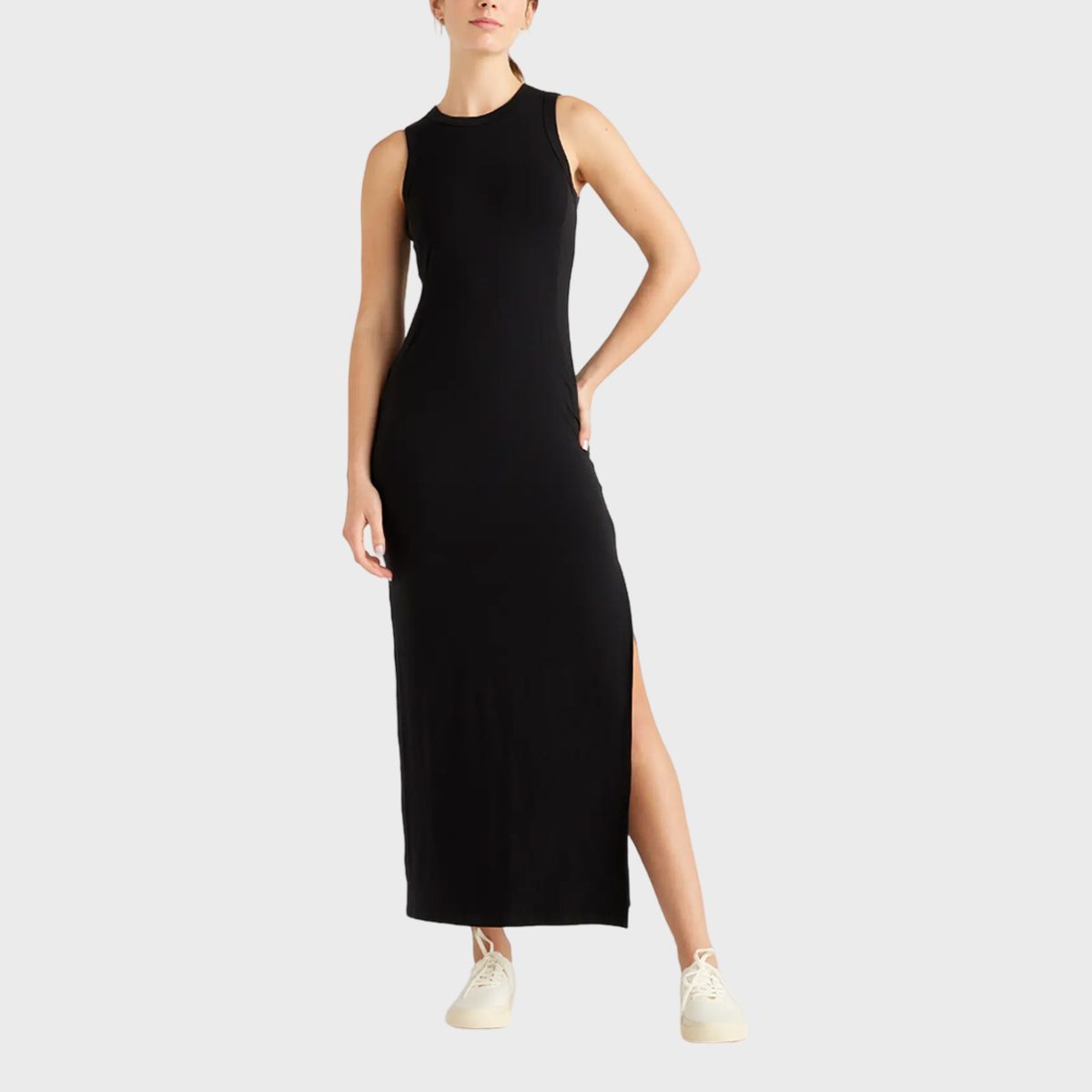 Quince Tencel Jersey Tank Maxi Dress