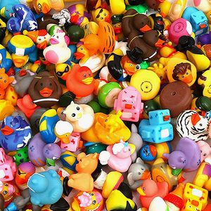 100 rubber ducks