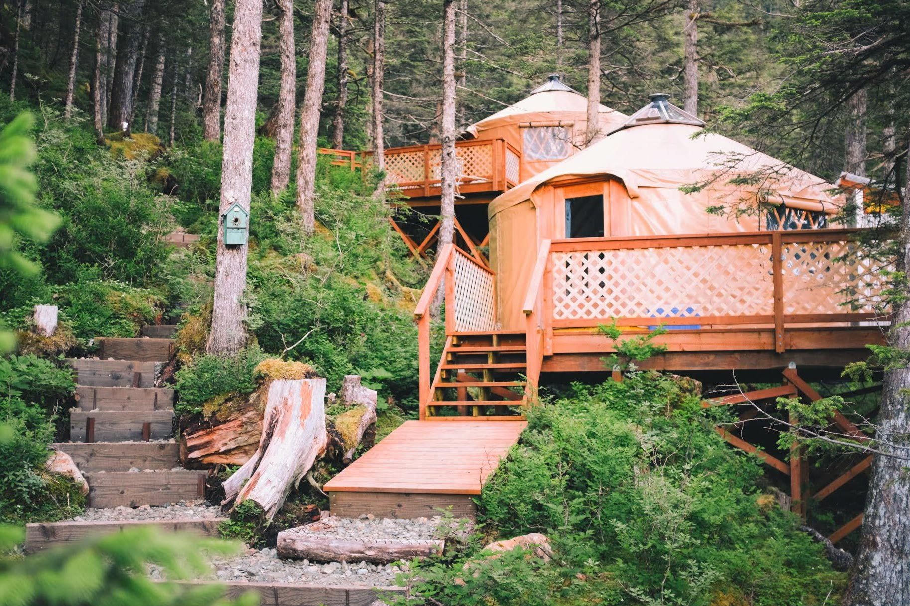 Shearwater Cove Ecolodge and Yurts, Seward, Alaska