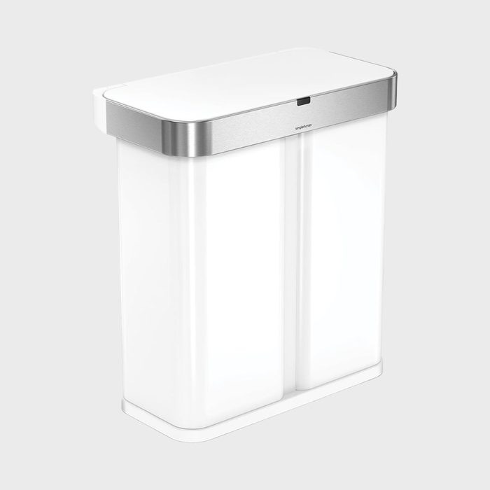 Simple Human Voice + Motion Dual Compartment Sensor Can
