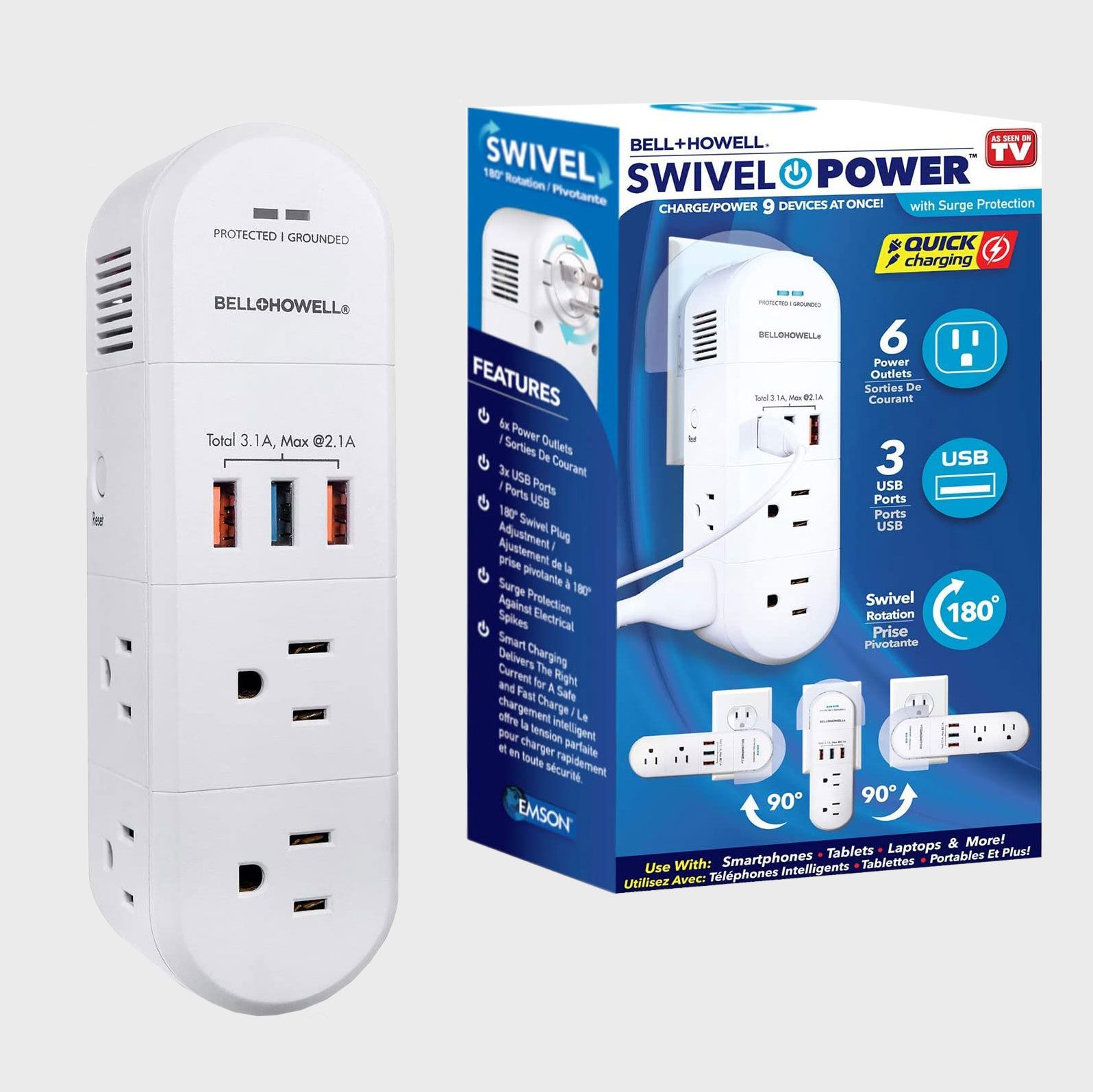 Swivel Power Strip