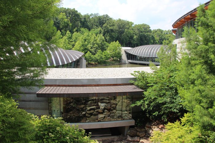 Crystal Bridges Museum of American Art in Bentonville hidden gem in Arkansas