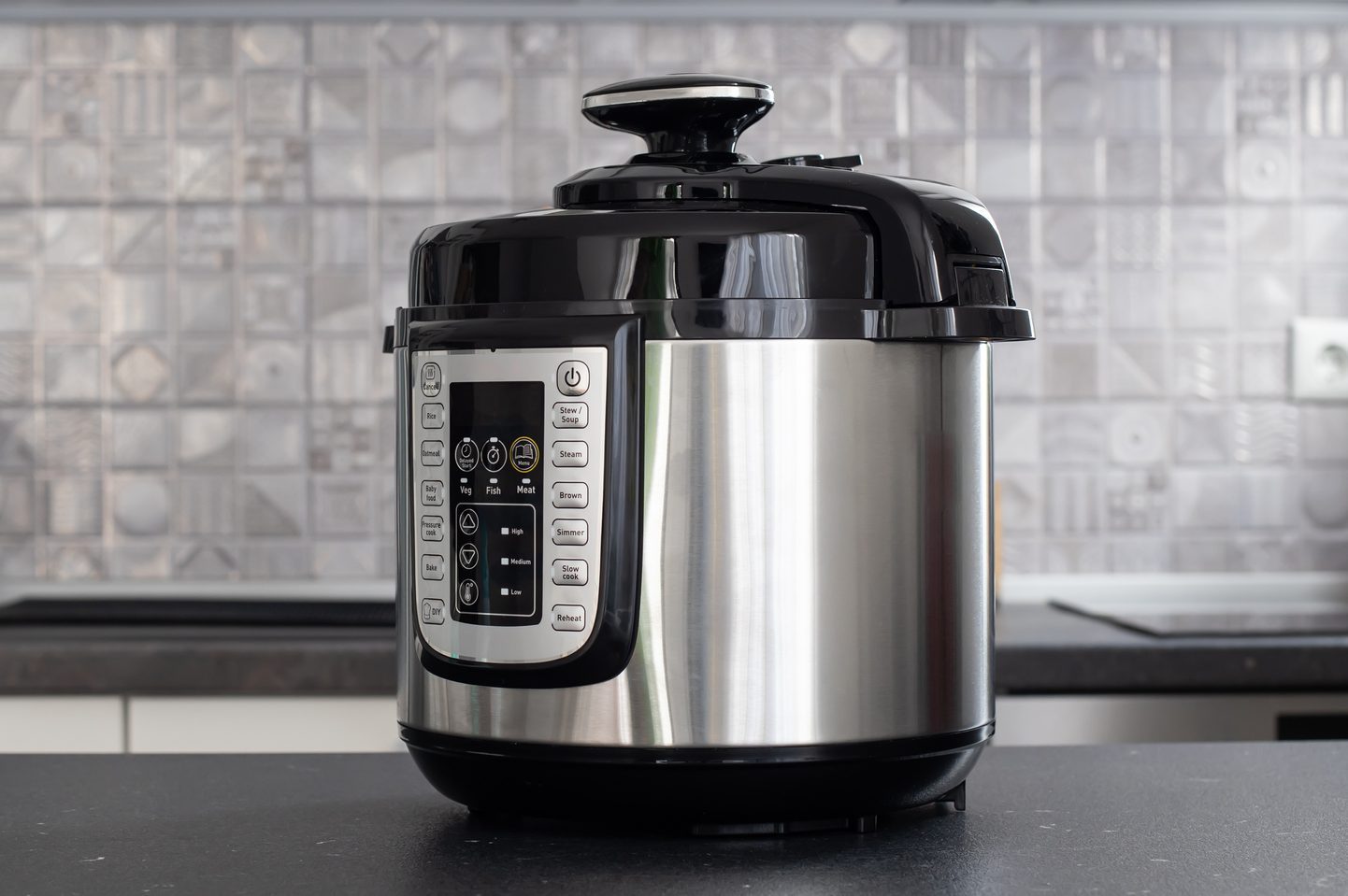 Modern multi cooker in the kitchen