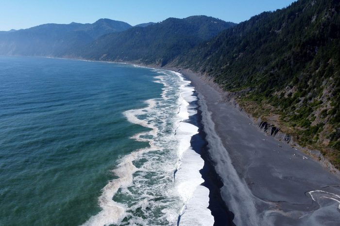 Black Sands Beach hidden gem in California