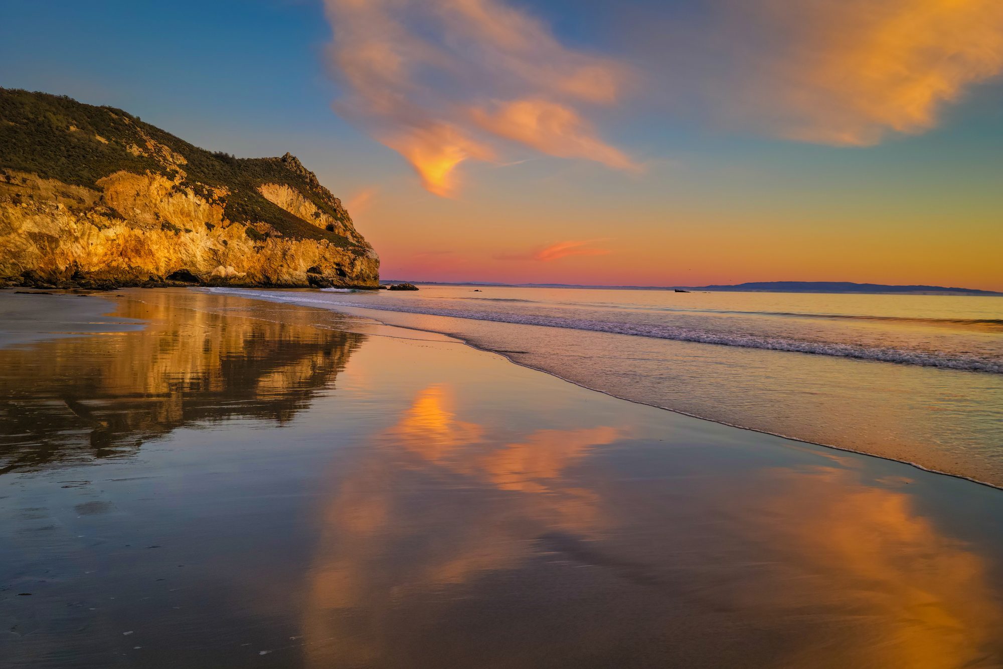 After Sunset at the South End of Avila Beach