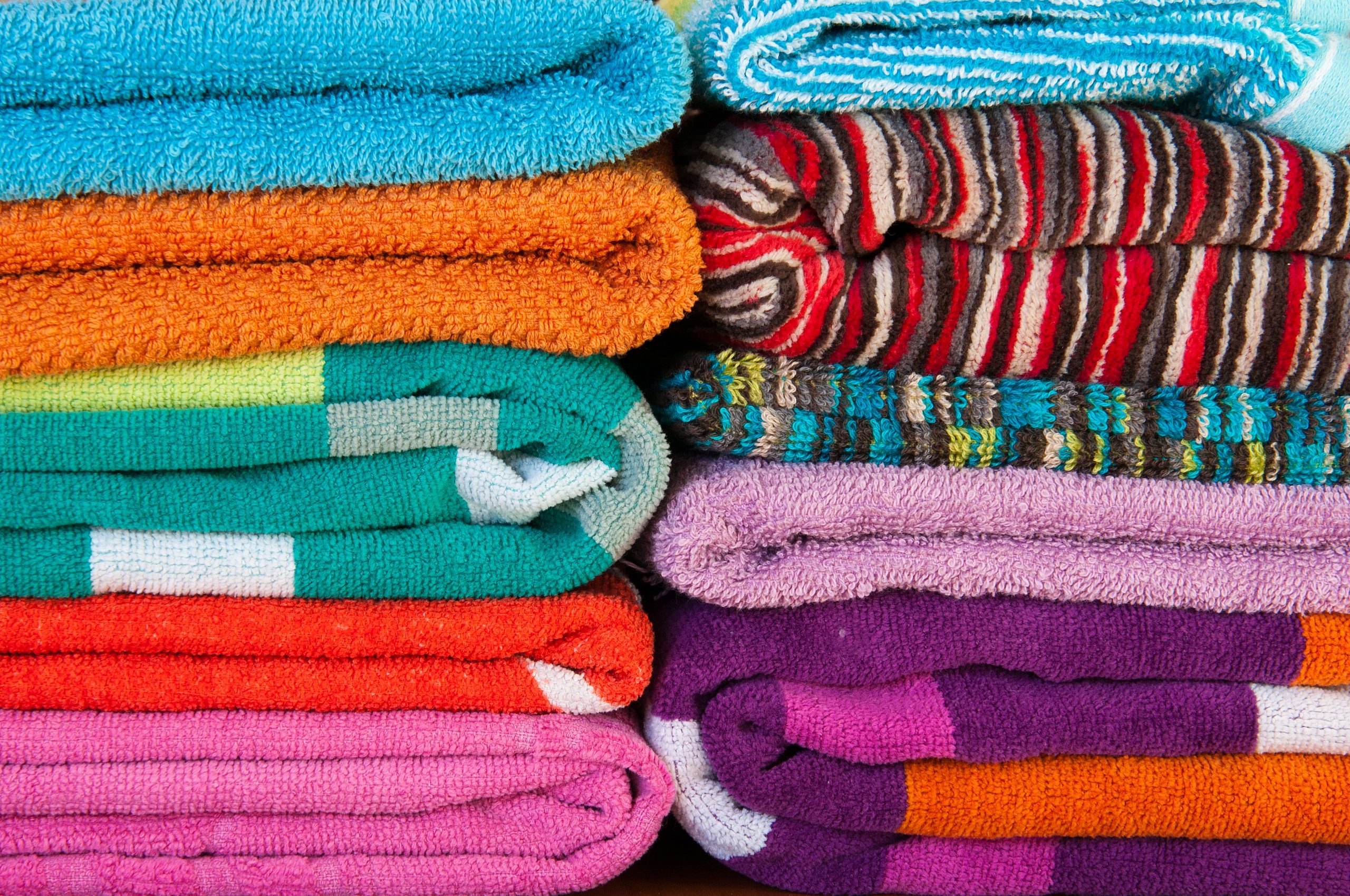 Stack of Bathroom towels