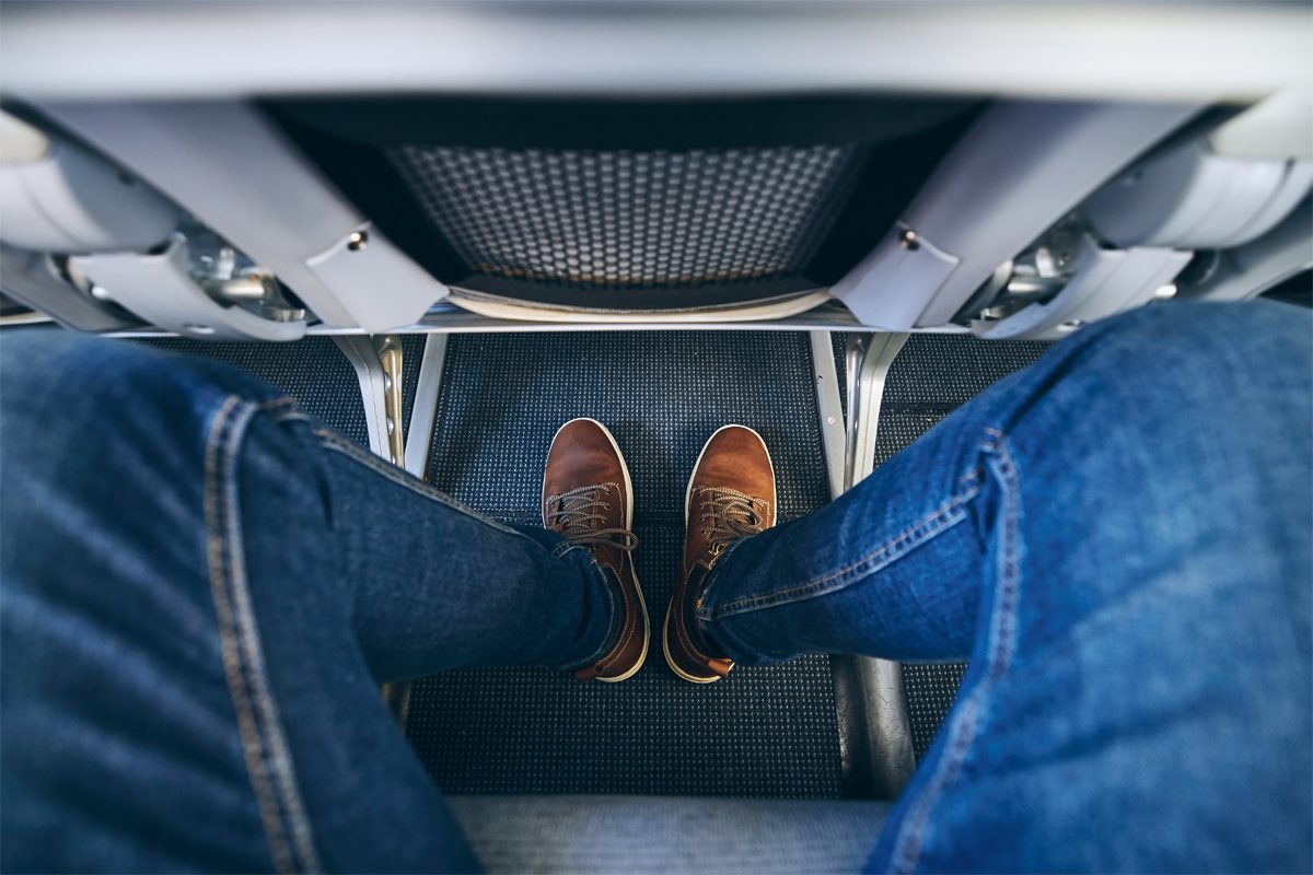 Legroom In Airplane Gettyimages 1191082644