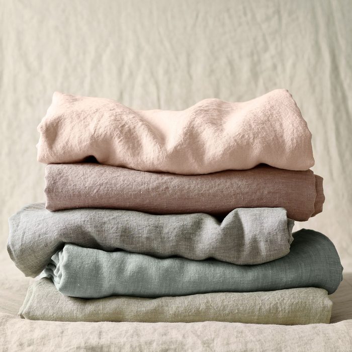 Pottery Barn Belgian Flax Linen Sheet Set
