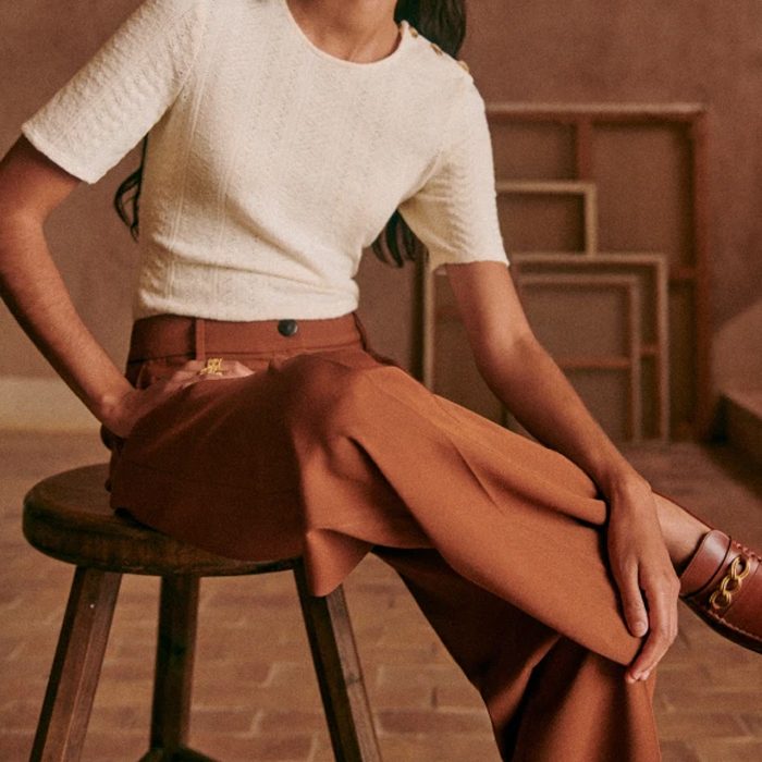 terra Cotta Trousers from Sezane