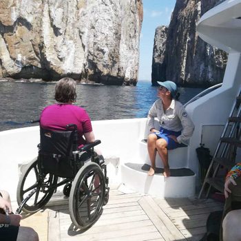 Wheelchair Elizabeth Doughman Galapagos 2