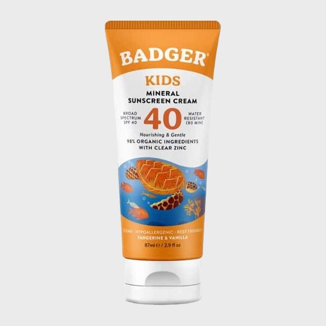 Badger Mineral Kids Sunscreen Cream Spf 40