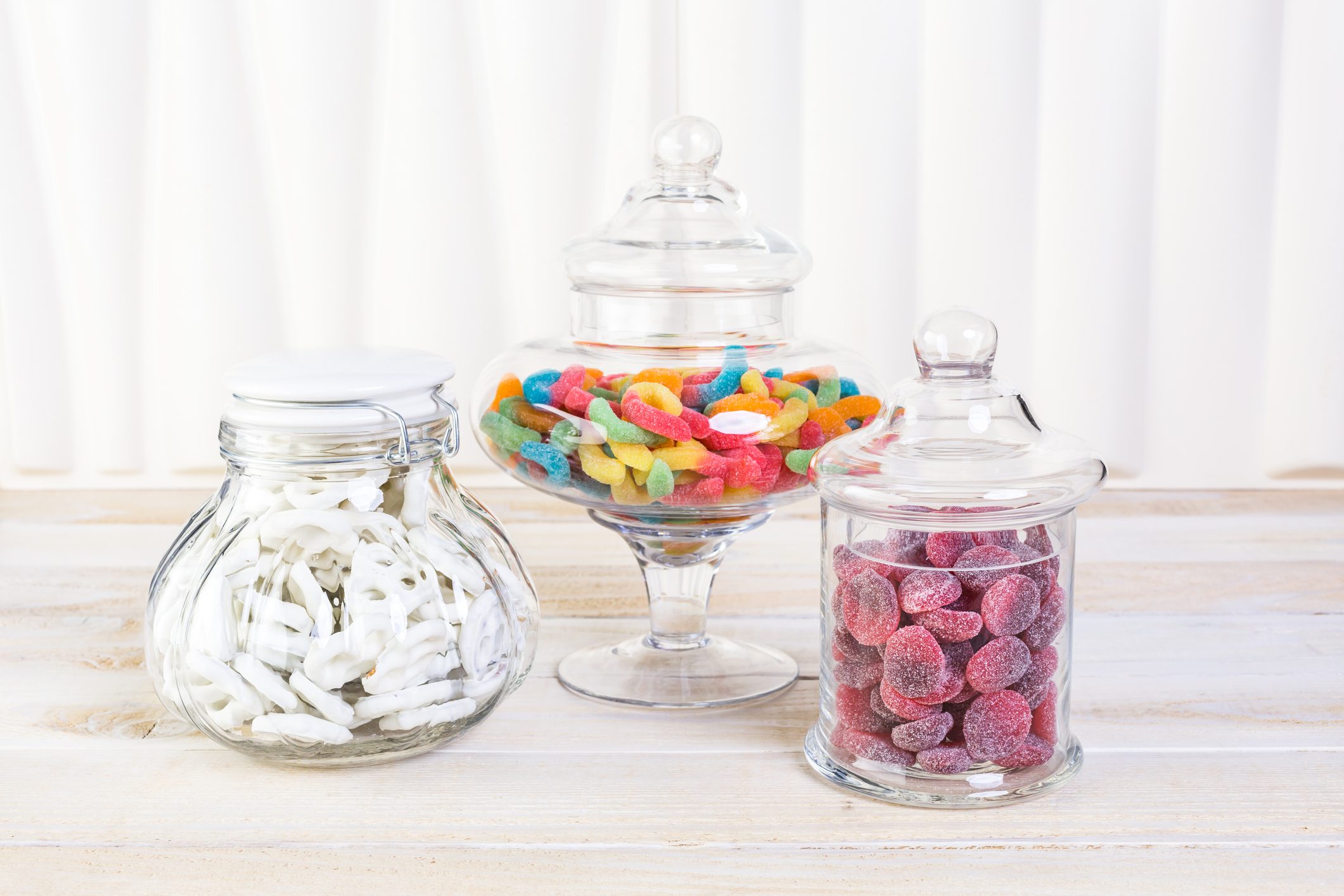 Candies in candy jar