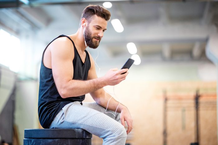 gym workout in the gym