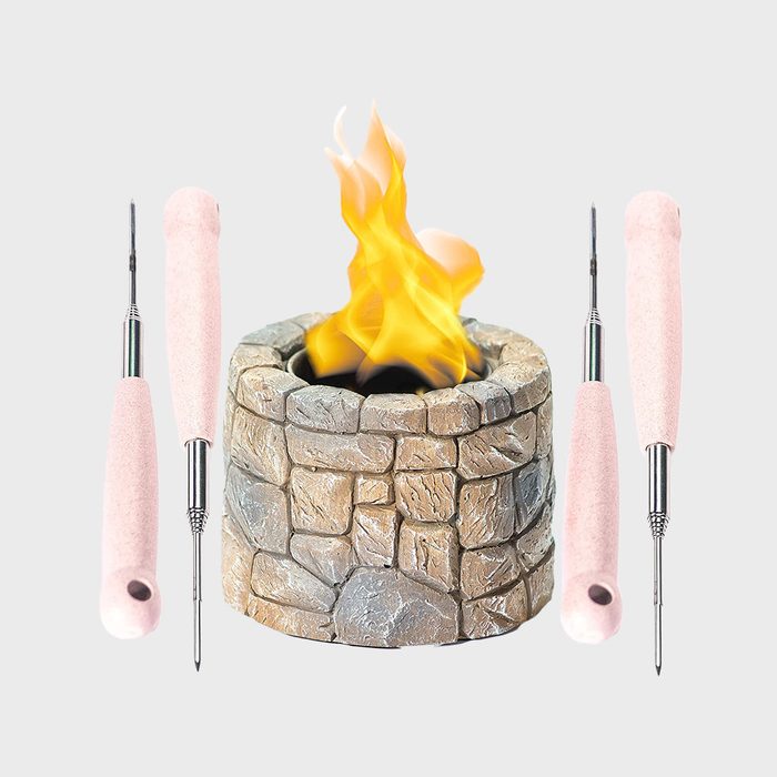 Weyland Tabletop Fire Pit & Roasting Sticks
