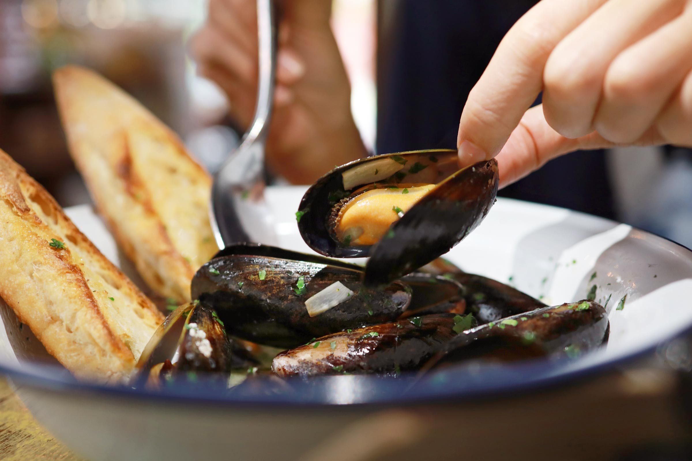 Picking Up Mussels Gettyimages 1433594245 Jvedit