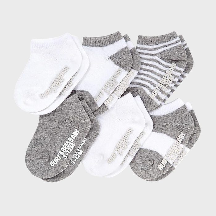Burt's Bees 6 Pack Baby Socks