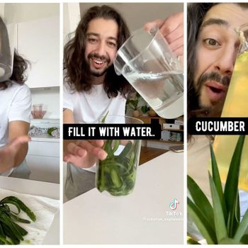 cucumber peel water nutrient hack from tiktok