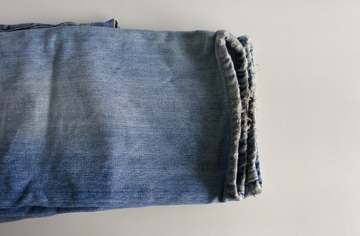 frayed jeans