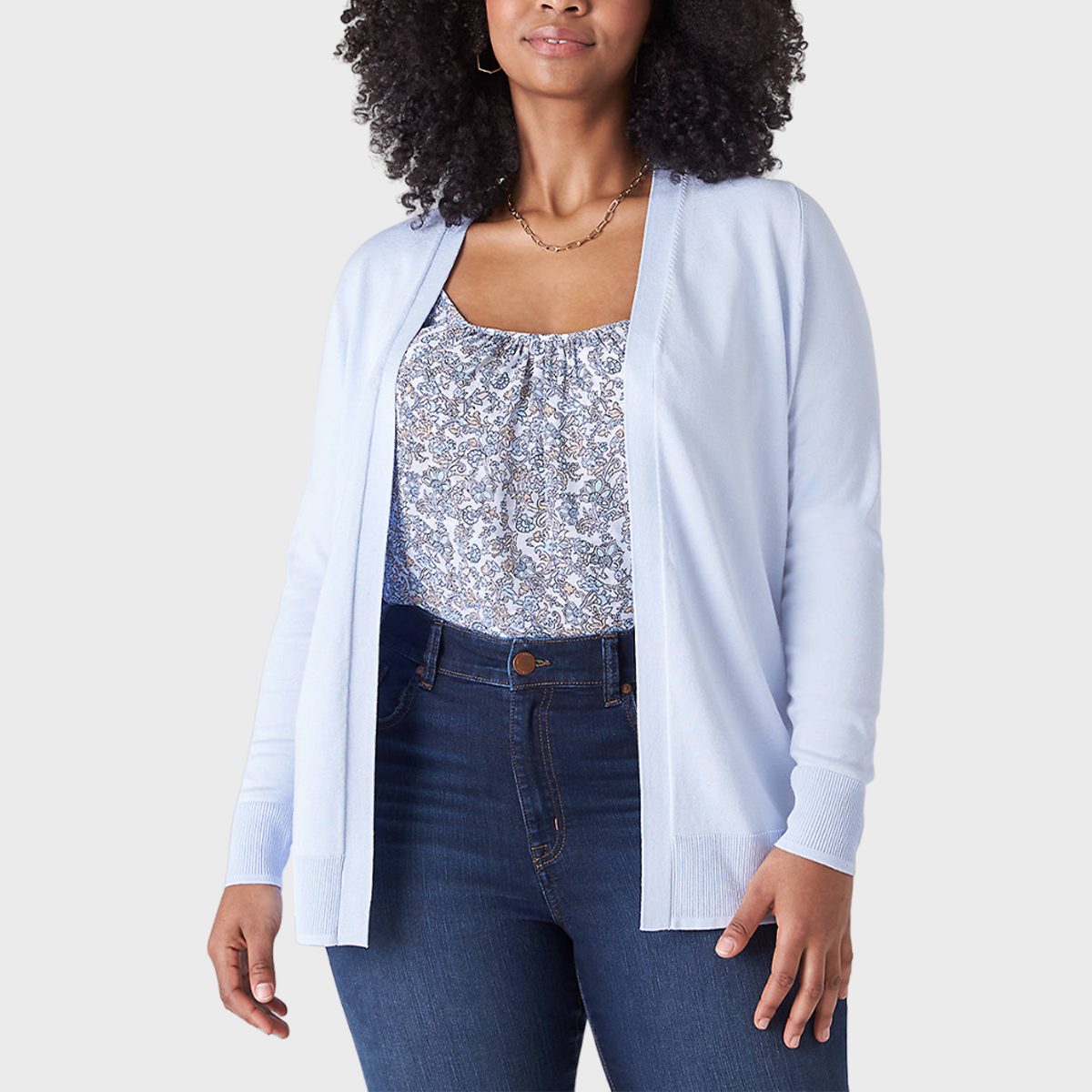 Lane Bryant Long Sleeve Open Front Cardigan