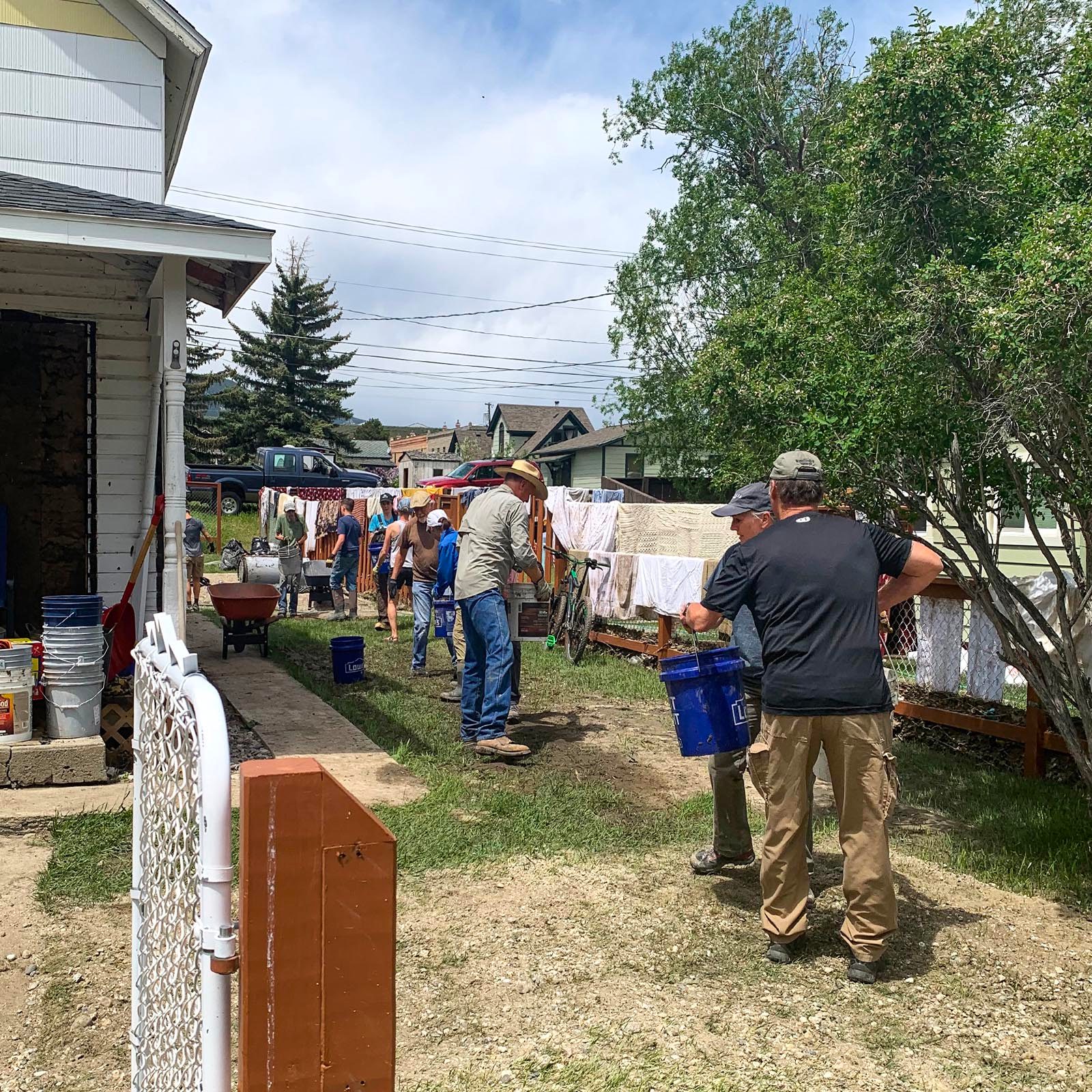 Neighbors rushed to help neighbors all along Rock Creek.