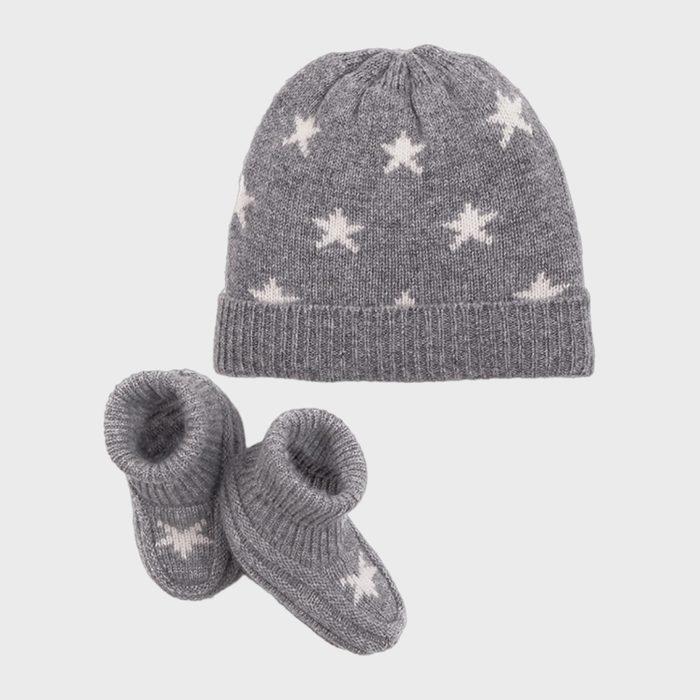 Quince Mongolian Cashmere Beanie & Bootie Set