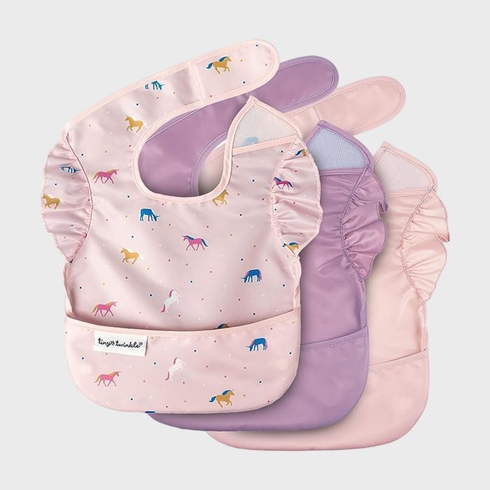 Tiny Twinkle Mess Proof Bibs