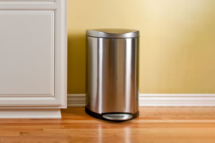 trashcan inside house