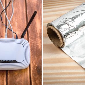Router and Aluminium Foil