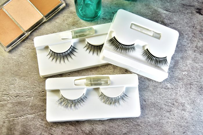 False eyelashes for parties
